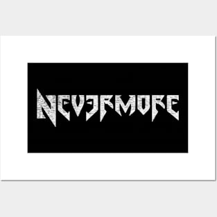 Nevermore White Posters and Art